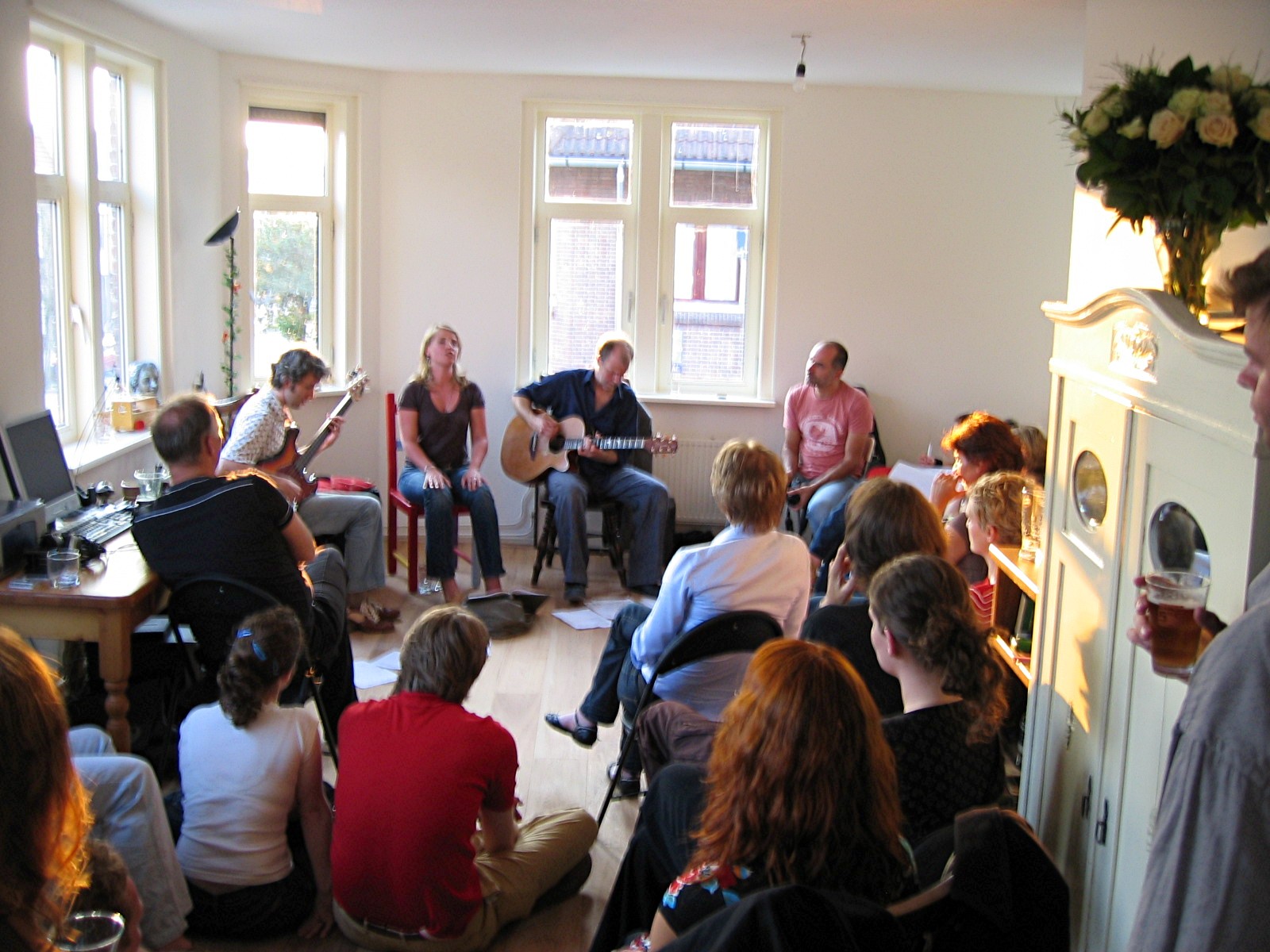Ricky, Wouter, Eric & publiek